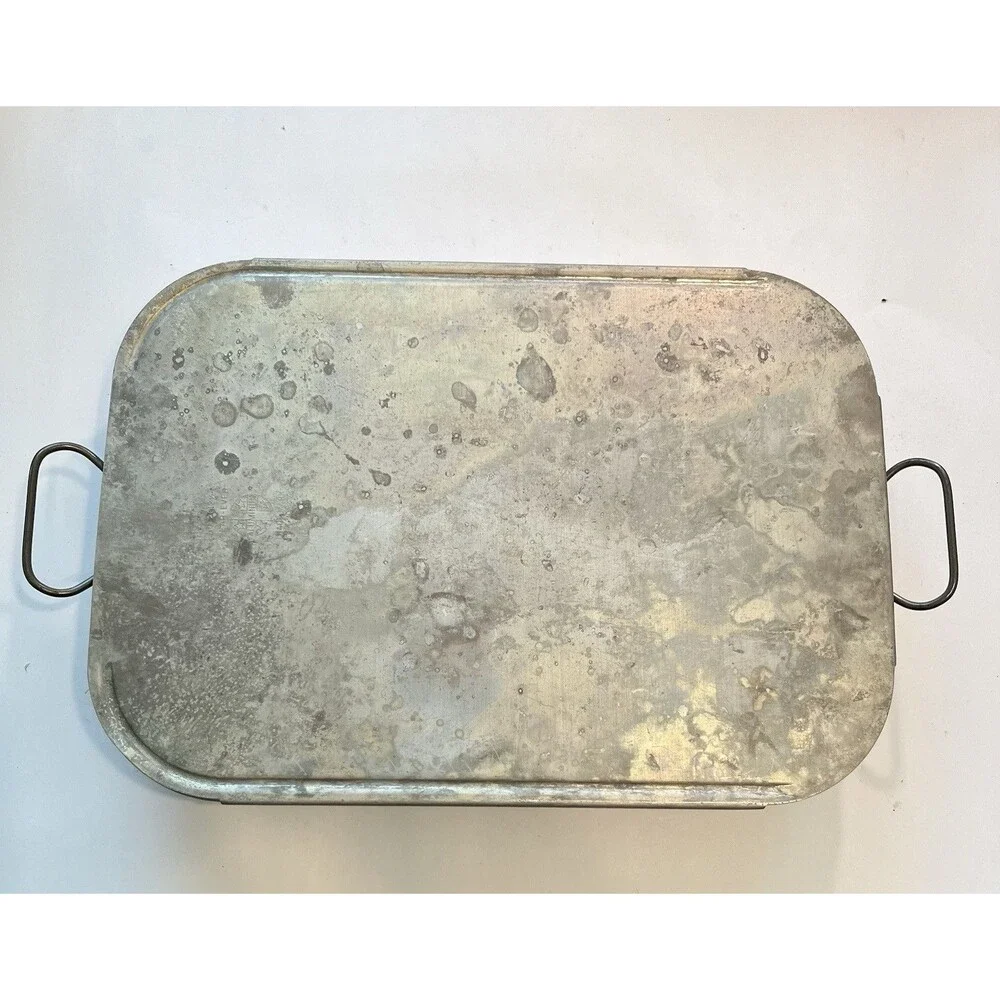 VTG Wear Ever 13”x9”x 2 1/4” #2612 Aluminum Baking Pan w/Lid #2612 1/2 + Handles